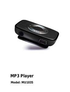Manual Hott MU1035 Mp3 Player
