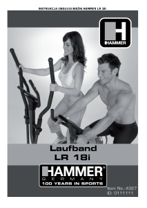 Instrukcja Hammer LR 18i Bieżnia
