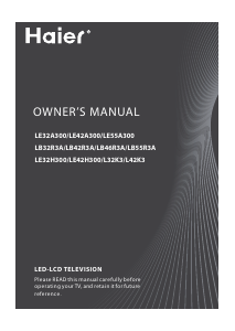 Manual Haier L32K3 LED Television