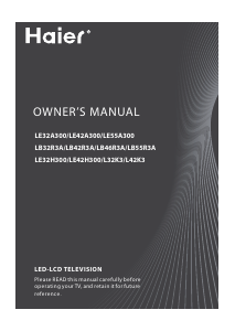 Manual Haier LB32R3A LED Television