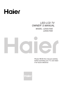 Manual Haier LD50U7000 LED Television