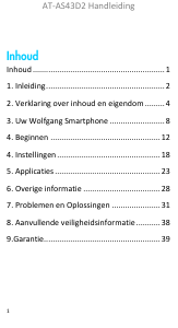 Handleiding Wolfgang AT-AS43D2 Mobiele telefoon