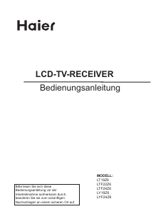 Bedienungsanleitung Haier LTF22Z6 LCD fernseher