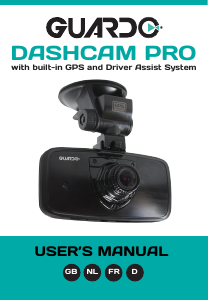 Handleiding Guardo Dashcam Pro Actiecamera