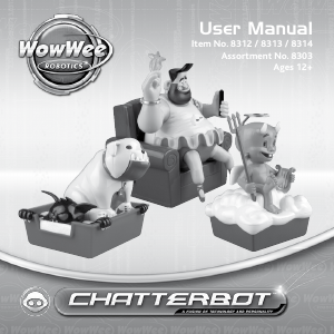 Manual WowWee Chatterbots Toy Robot