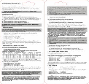 Instrukcja Elmak Basic 1in1 Pilot telewizyjny