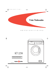 Bruksanvisning ElektroHelios KT2250 Kombinerad tvätt-tork