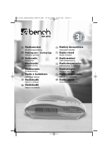 Mode d’emploi E-Bench KH 2275 Radio-réveil