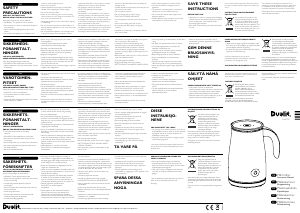 Bruksanvisning Dualit 84135 Melkeskummer