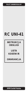 Instrukcja DPM Solid RC UNI-41 Pilot telewizyjny