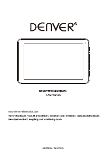 Bedienungsanleitung Denver TAQ-10213G Tablet