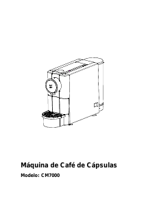 Manual Continente CM7000 Máquina de café