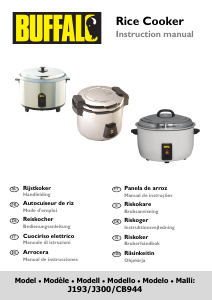 Manual Buffalo J193 Cozedor de arroz