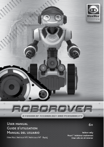 Mode d’emploi WowWee Roborover Robot jouet