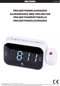 Bruksanvisning Biltema 24-6300 Klockradio