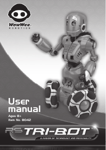 Manual WowWee Tri-bot Toy Robot