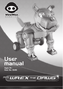 Handleiding WowWee Wrex the Dawg Speelgoedrobot