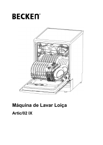 Manual Becken Artic/02 IX Máquina de lavar louça