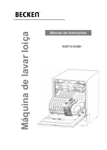 Manual Becken WQP12-9338K Máquina de lavar louça