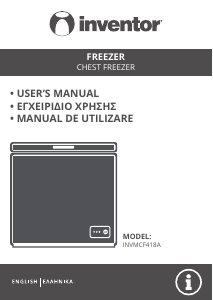 Manual Inventor INVMCF418A Freezer