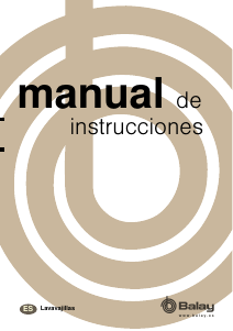 Manual de uso Balay 3VN303BA Lavavajillas