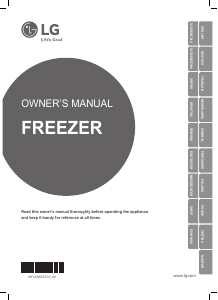 Manual de uso LG GF5137PZJZ Congelador