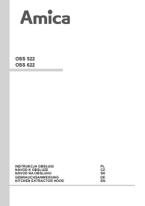 Manual Amica OSS 522 Cooker Hood