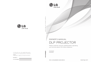 Manuale LG HX300G Proiettore