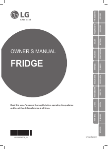 Manual de uso LG GL5141PZBZ Refrigerador