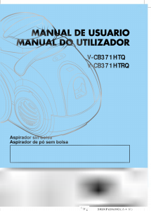 Manual de uso LG V-CB361HTQ Aspirador