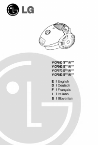 Manual LG V-CP983STQC Vacuum Cleaner