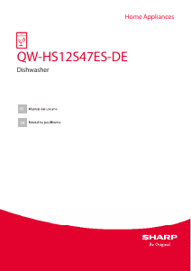 Manual de uso Sharp QW-HS12S47ES-DE Lavavajillas