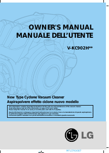 Manuale LG V-KC902HTM Aspirapolvere