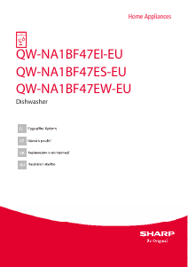 Εγχειρίδιο Sharp QW-NA1BF47ES-EU Πλυντήριο πιάτων