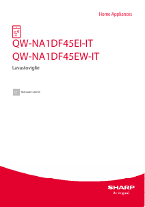 Manuale Sharp QW-NA1DF45EI-IT Lavastoviglie