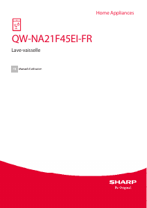 Mode d’emploi Sharp QW-NA21F45EI-FR Lave-vaisselle