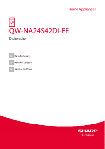 Manual de uso Sharp QW-NA24S42DI-EU Lavavajillas