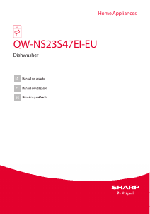 Manual de uso Sharp QW-NS23S47EI-EU Lavavajillas