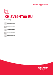 Priručnik Sharp KH-3V19NT00-EU Ploča za kuhanje