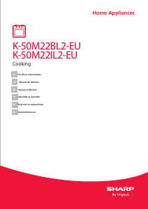 Посібник Sharp K-50M22BL2-EU Духова шафа