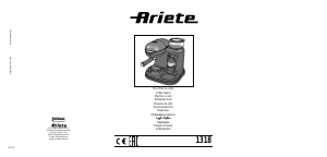 كتيب Ariete 1318 ماكينة عمل قهوة إسبريسو