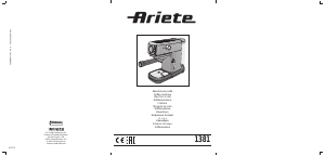 كتيب Ariete 1381 ماكينة عمل قهوة إسبريسو