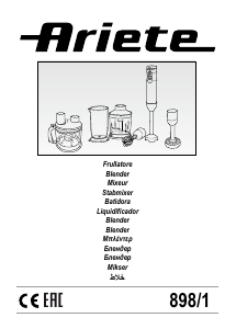 Manuale Ariete 898 Frullatore a mano