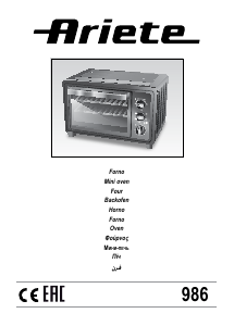 Manual de uso Ariete 986 Horno