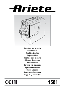 Bedienungsanleitung Ariete 1581 Nudelmaschine