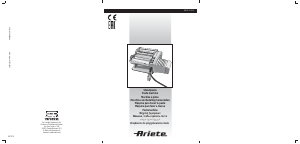 Manual de uso Ariete 1593 Máquina de pasta