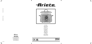 Manual Ariete 2904 Cozedor de arroz
