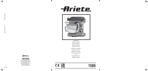 Manual de uso Ariete 1589 Batidora de pie