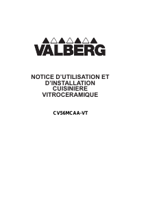 Mode d’emploi Valberg CV56MCAA-VT Cuisinière