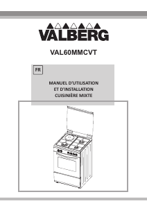 Mode d’emploi Valberg VAl60MMCVT Cuisinière